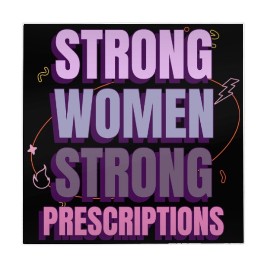 Strong Women Strong Prescriptions Mahjong Mats