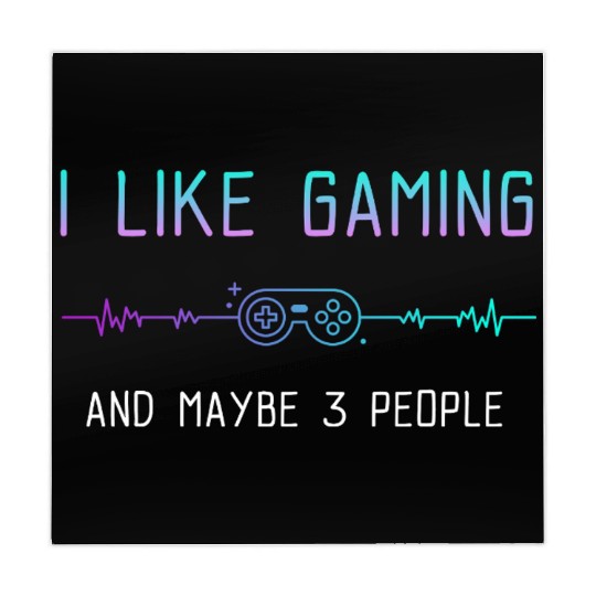 I Like Gaming And Maybe 3 People Gamer Girlfriend Mahjong Mats