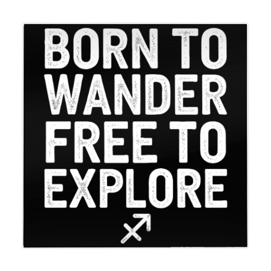 Born To Wander Free To Explore Sagittarius Mahjong Mats