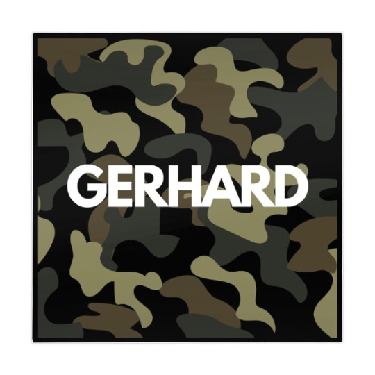 Gerhard Name Mahjong Mats Men Good Quality Camouflage