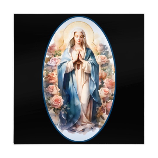 Blessed Mother Mary Knows Best Catholic Mahjong Mats