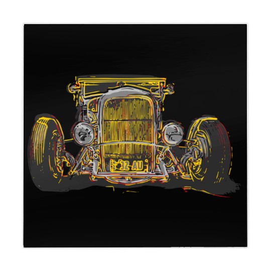 Hot Rod head on Mahjong Mats