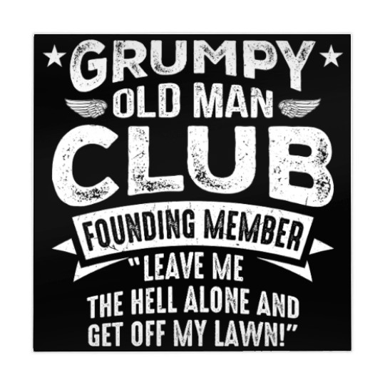 Grumpy Old Man Mahjong Mats