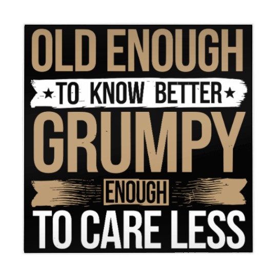 Grumpy Old Man Mahjong Mats