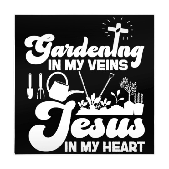 Plant Lover Gardening Jesus Faith Mahjong Mats