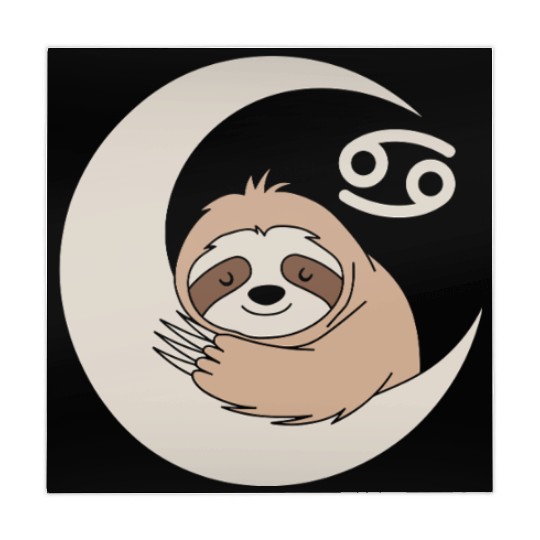 Cancer Zodiac Sloth Embrace the Calmness Mahjong Mats