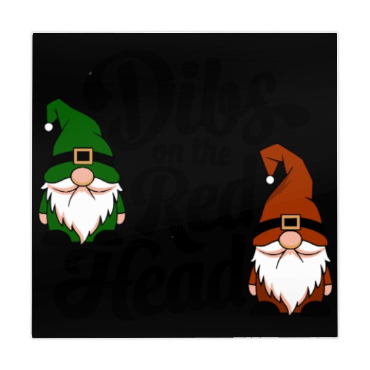 Dibs On The Red Head Irish Gnomes Funny Saint Patr Mahjong Mats