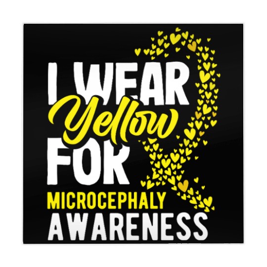 I Wear Yellow for Microcephaly Awareness Mahjong Mats