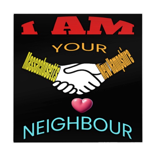 I AM YOUR NEIGHOUR MASSACHUSETTS AND NEW HAMPSHIRE Mahjong Mats