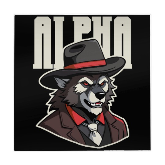 Alpha Wolf – No Beta Behavior Mahjong Mats