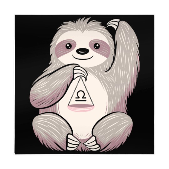 Libra Zodiac Sloth Balancing Symbol Charm Mahjong Mats