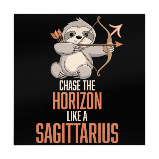 Chase The Horizon Like A Sagittarius Zodiac Sloth Mahjong Mats