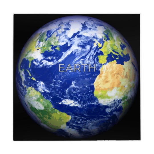 Planet Earth – Realistic Globe Environmental Art Mahjong Mats