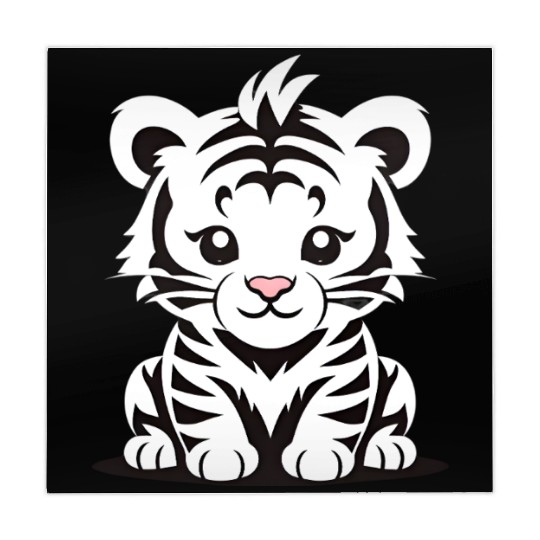 Cute Baby Tiger Mahjong Mats