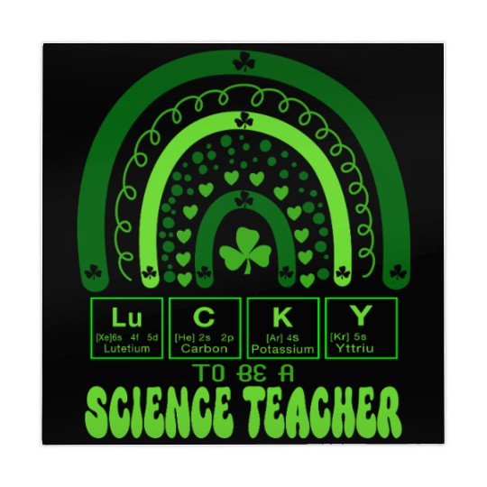 Lucky To Be A Science Teacher Chemistry St Patrick Mahjong Mats