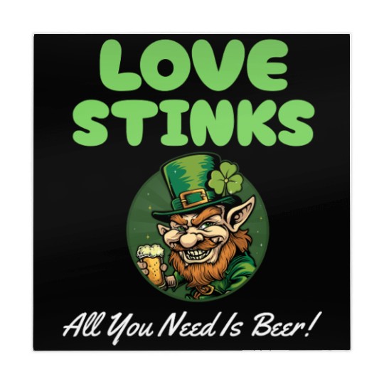 love stinks all you need is beer Mahjong Mats