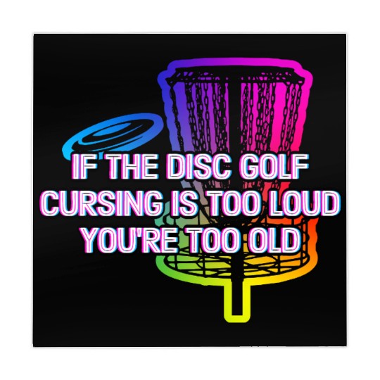 Disc Golf Cursing Is Too Loud Funny Dad Jokes Mahjong Mats