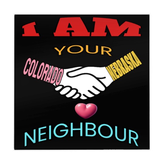 I AM YOUR NEIGHOUR COLORADO AND NEBRASKA Mahjong Mats