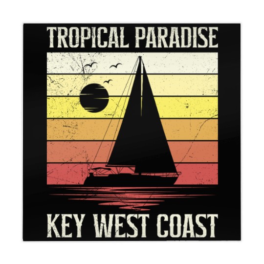 Florida TROPICAL PARADISE KEY-WEST COAST Mahjong Mats