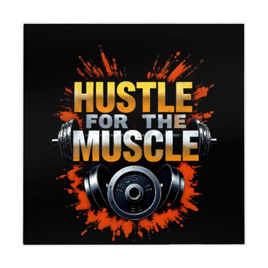 Hustle for the Muscle Gym Mahjong Mats – Motivational