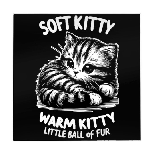 Soft Kitty (dark) Mahjong Mats
