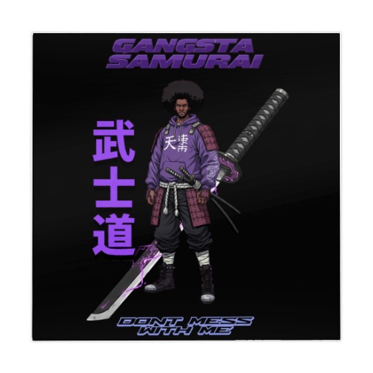 Gangsta Samurai - Afro Street Fighter Anime Manga Mahjong Mats