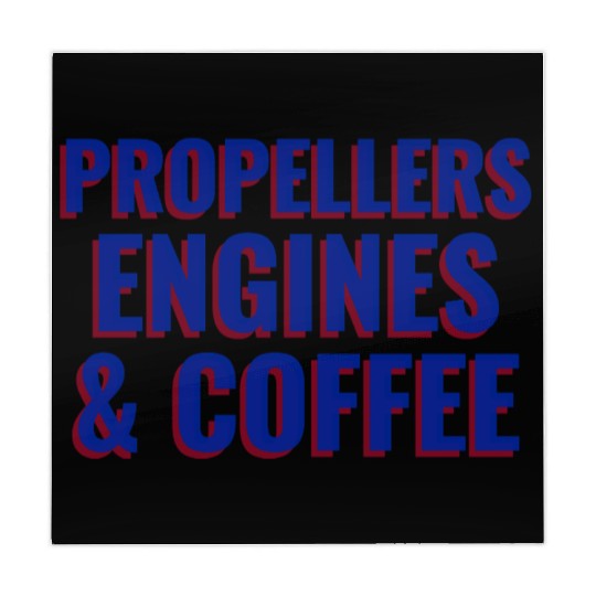 Propellers Engines Coffee Aviation Engineer Mahjong Mats