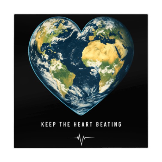 Keep the Heart Beating Environment Earth Earth Day Mahjong Mats