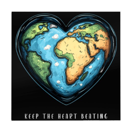Keep the Heart Beating Environment Earth Day Earth Mahjong Mats