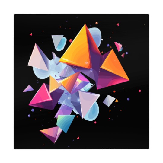 Creative colorful shapes Mahjong Mats