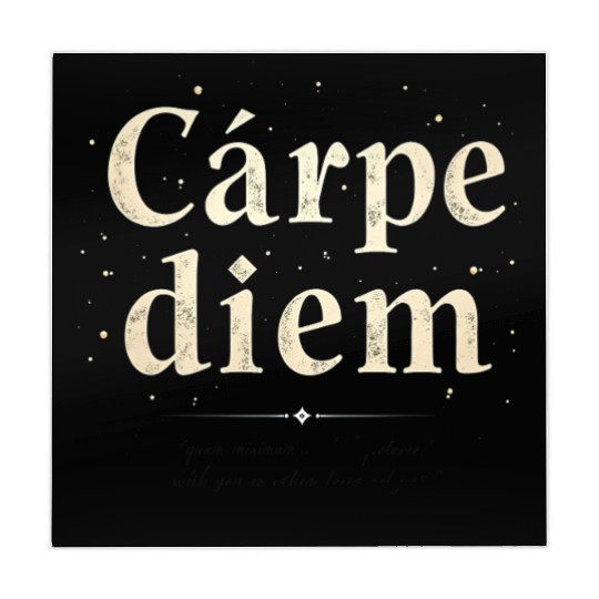 Carpe Diem Seize the Moment Mahjong Mats