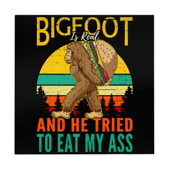 Bigfoot Is Real And He Triedto Eat My Ass Mahjong Mats
