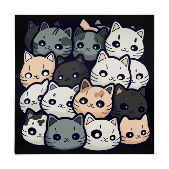 Cute Cat Pile: Adorable Kittens Stack Mahjong Mats