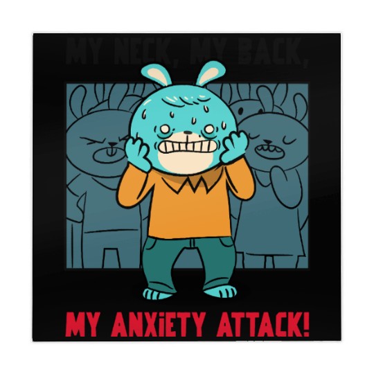 My Neck My Back My Anxiety Attack Mahjong Mats