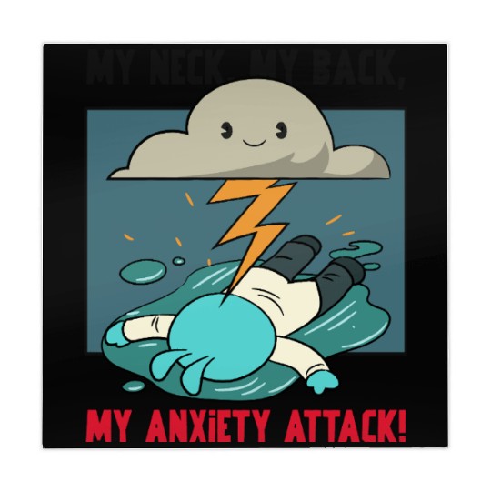 My Neck My Back My Anxiety Attack Mahjong Mats