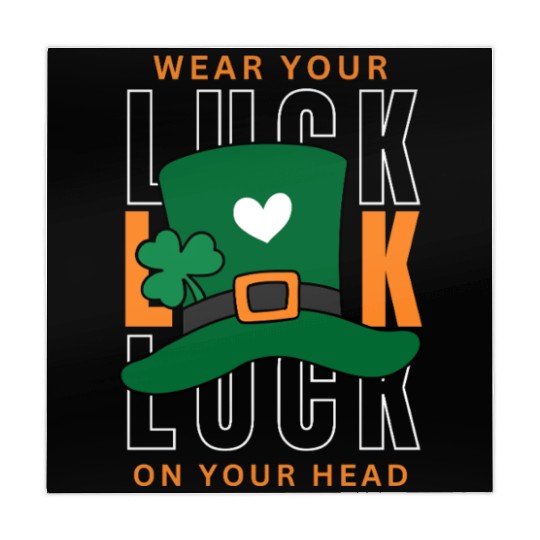 Wear your luck on your had | st patricks day Mahjong Mats
