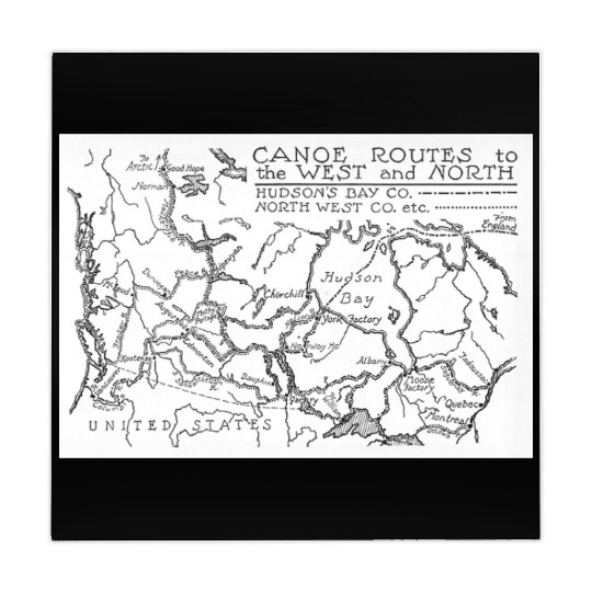 Fur Trade Canoe Routes Mahjong Mats