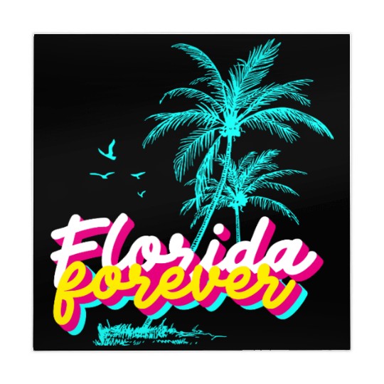Florida Forever – Neon Palm Paradise Mahjong Mats
