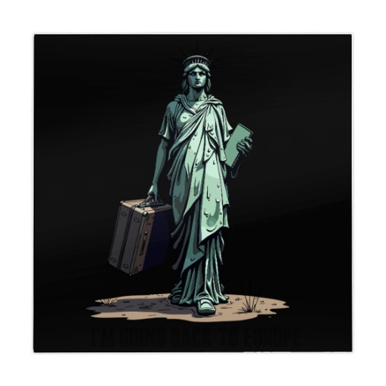 Funny Statue of Liberty USA America Sarcasm Mahjong Mats