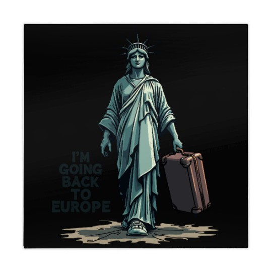 Funny Statue of Liberty USA America Sarcasm Mahjong Mats