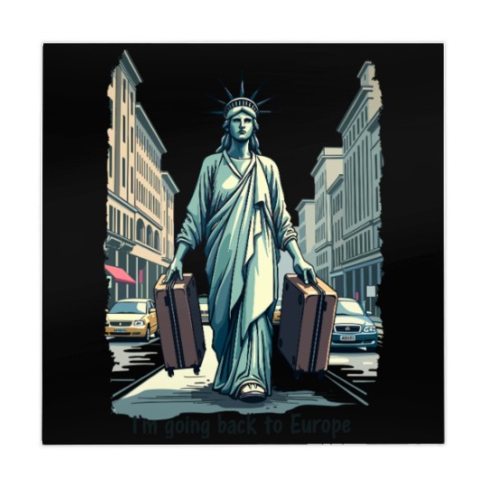 Funny Statue of Liberty USA America Sarcasm Mahjong Mats