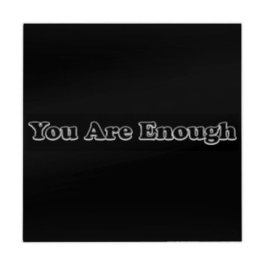 You Are Enough 12; Let Friends Know They're Enough Mahjong Mats