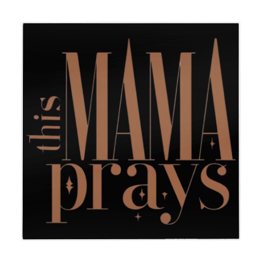 This Mama Prays Women's Softstyle Mahjong Mats, Christian M
