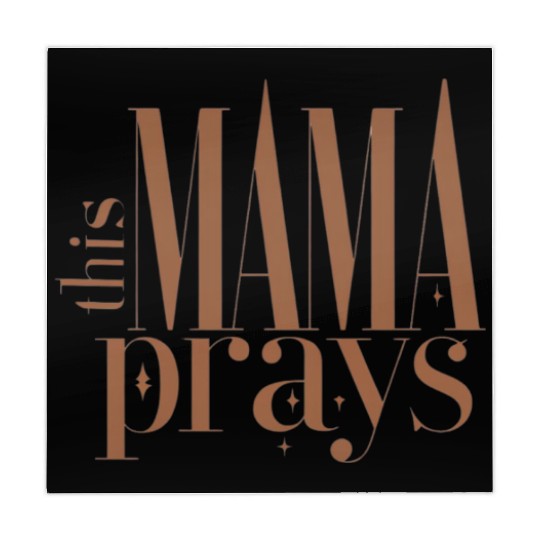 This Mama Prays Women's Softstyle Mahjong Mats, Christian M