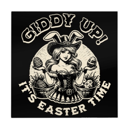 Giddy Up It Is Easter Time! Western Cowgirl EASTER Mahjong Mats
