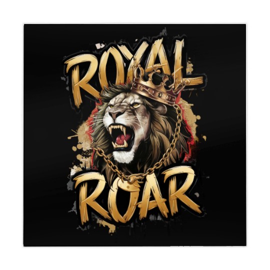 Vintage Hip Hop Rapper-Inspired Lion Design Mahjong Mats