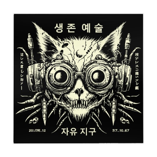 Korean gamer cat Mahjong Mats