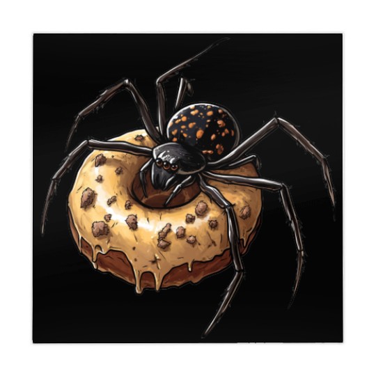 Donut Spider Funny Creative Motif Mahjong Mats