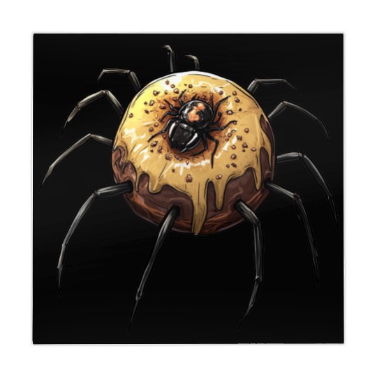 Donut Spider Funny Creative Motif Mahjong Mats