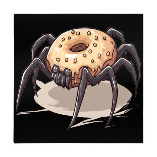 Donut Spider Funny Creative Motif Mahjong Mats